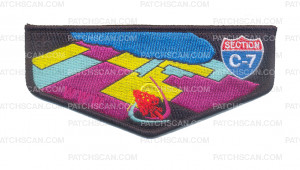 Patch Scan of Section C-7 Colorful Flap