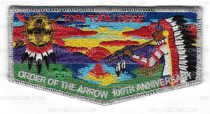 Patch Scan of Topa Topa Lodge- Order of the Arrow 100th Anniversary