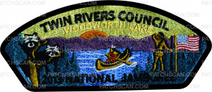 Patch Scan of 2013 Jamboree-Twin Rivers Council-#214000