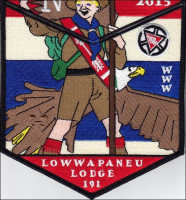 NOAC Lowwapanea 2015 Pocket Patch Northeastern Pennsylvania Council #501