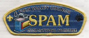 Patch Scan of TWIN VALLEY 2023 JAMBOREE SPAM CAN