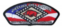 2017 National Jamboree - Westark Area Council - Black Border Westark Area Council #16 merged with Quapaw Council