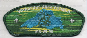 Patch Scan of VOYAGEURS AREA COUNCIL MN WI MI
