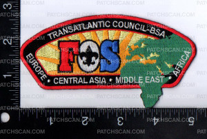 Patch Scan of Transatlantic Council Friends of Scouting  2019