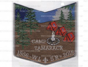 Patch Scan of Camp Tamarack pocket patch