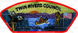 Patch Scan of 2013 JAMBOREE- TWIN RIVERS-RED BORDER- #214154