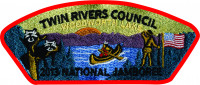 2013 JAMBOREE- TWIN RIVERS-RED BORDER- #214154 Twin Rivers Council #364