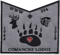 Comanche Lodge 75th Anniversary Set OA Pocket Louisiana Purchase Council #213