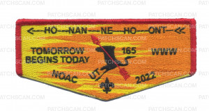 Patch Scan of HO-NAN-NE-HO-ONT NOAC 2022 (Red) Flap 