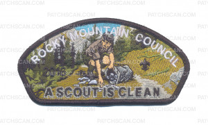 Patch Scan of Rocky Mountain Council - A scout is Clean CSP