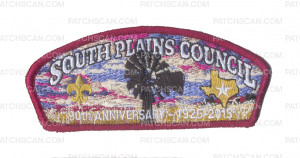 Patch Scan of K123906 - South Plains Council - 90th Anniversary CSP