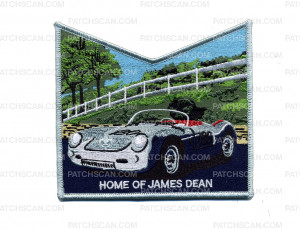 Patch Scan of Home of James Dean Piece