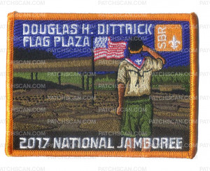 Patch Scan of Douglas H Dittrick Flag Plaza 2017 National Jamboree SBR