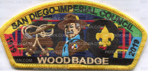 Patch Scan of San Diego Imperial Council Wood Badge CSP 