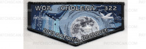 Patch Scan of 2023 National Jamboree Flap Moonraker (PO 101184)
