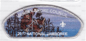Patch Scan of JSC 2017 National Jamboree 6 Piece Set Zipline