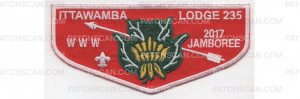 Patch Scan of 2017 National Jamboree Flap (PO 86871)