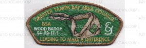 Patch Scan of Wood Badge CSP (86987)