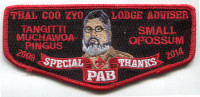 33658 - OA Lodge Flap 2014 Patch David Watson