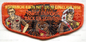 Patch Scan of 34126 - Ashwanchi Kiinta 193 SR-1B Conclave 2014 Pocket Flap