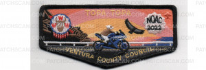Patch Scan of NOAC 2022 Flap - Motorcycle Rider (PO 100428)
