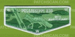 Patch Scan of Pellissippi 230 80th Anniv. flap ordeal arrow white border