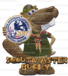 Patch Scan of Scoutmasters Bucky - 2017 National Jamboree