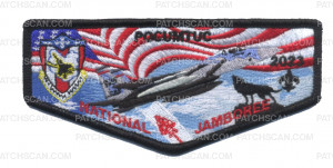 Patch Scan of 2023 NSJ Pocumtuc Flap (Black) 