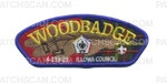 Patch Scan of Wood Badge Illowa Council 4-133-23 2 bead CSP