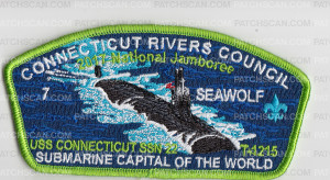 Patch Scan of CRC National Jamboree 2017 Connecticut #7