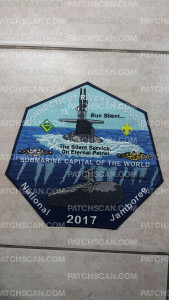 Patch Scan of CRC National Jamboree 2017 Back Patch #15