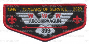 Patch Scan of Abooikpaagun "75 Years of Service"
