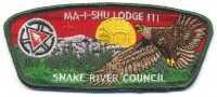 P23796A MA-I-SHU LODGE 111 CSP No. 2 Snake River Council #111