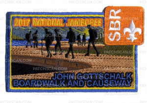 Patch Scan of 2017 National Jamboree SBR John Gottschalk Boardwalk and Causeway