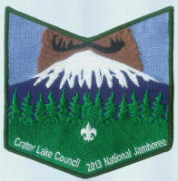 CRATER LAKE COUNCIL POCKET SHIELD 2013 Crater Lake Council #491
