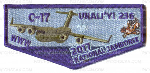 Patch Scan of C-17 Unali'yi 236 WWW 2017 National Jamboree Flap