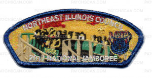 Patch Scan of Viper Mylar NEIC Six Flags 2017 National Jamboree