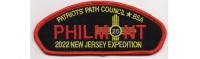 2022 Philmont CSP (PO 89989) Patriots' Path Council #358