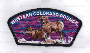 Patch Scan of Western Colorado Council - Purple FDL