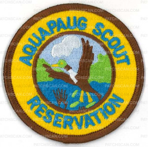 Patch Scan of X113948B AQUAPAUG SCOUT RESERVATION (fdl)
