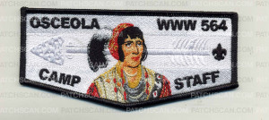 Patch Scan of OSCEOLA Camp Staff Flap 