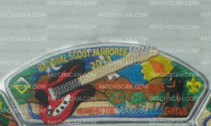 Patch Scan of National Scout Jamboree - CIEC- Orange Guitar