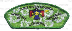 Patch Scan of Flint River Council Conclave in Paradise 2024 (Green)