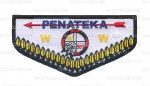 Patch Scan of Texas Trail Council - Penateka Lodge Feather Flap