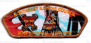 Patch Scan of Raging Bull Copper NEIC Six Flags 2017 National Jamboree