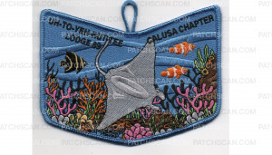Patch Scan of Calusa Chapter Pocket Patch (PO 89361)