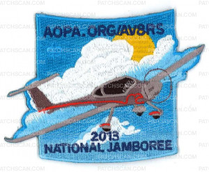 Patch Scan of X167612A 2013 NATIONAL JAMBOREE AOPA.ORG
