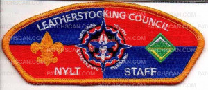 Patch Scan of Leatherstocking Council NYLT Crew Staff 2018