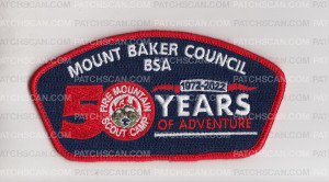 Patch Scan of Fire Mountain Scout Camp 50th