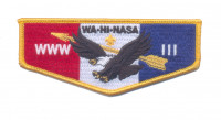 WA-HI-NASA Flap gold Middle Tennessee Council #560